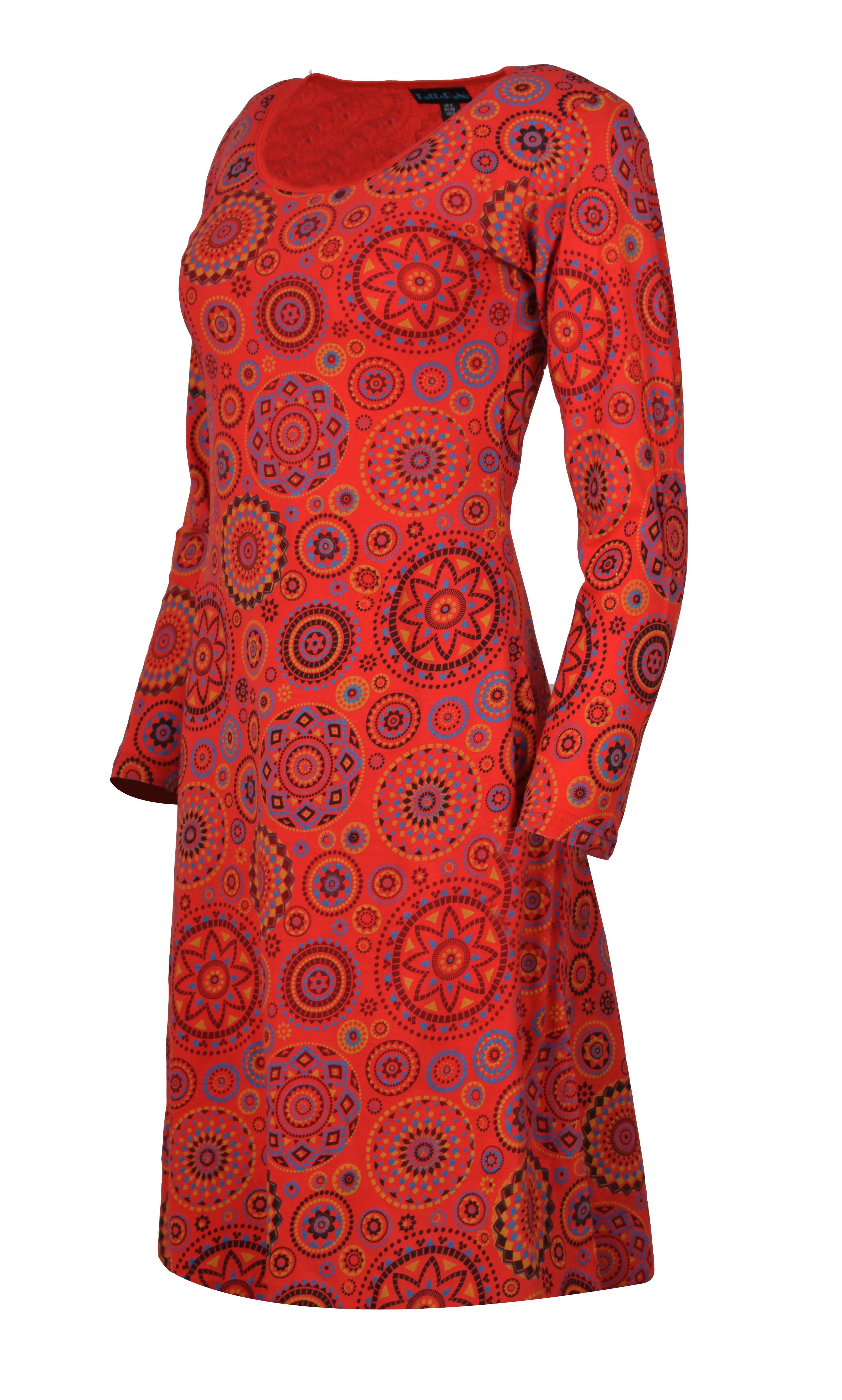 womens-long-sleeve-dress-with-all-over-mandala-print-evening-dress