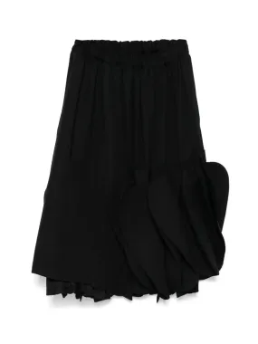 Wool Thick Gabardine Skirt