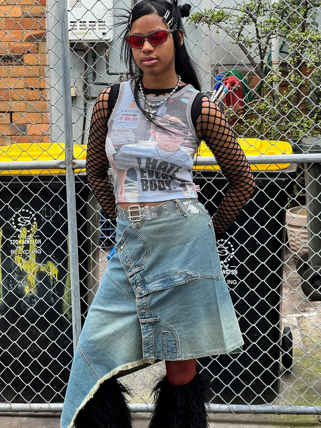 YOJI DENIM SKIRT