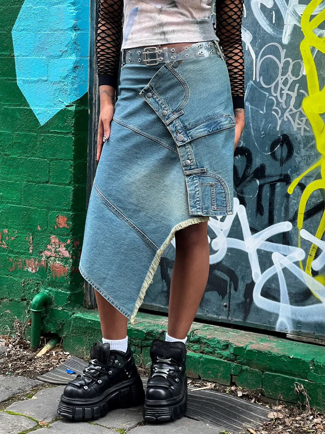 YOJI DENIM SKIRT