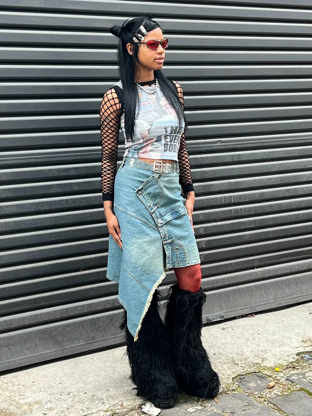 YOJI DENIM SKIRT