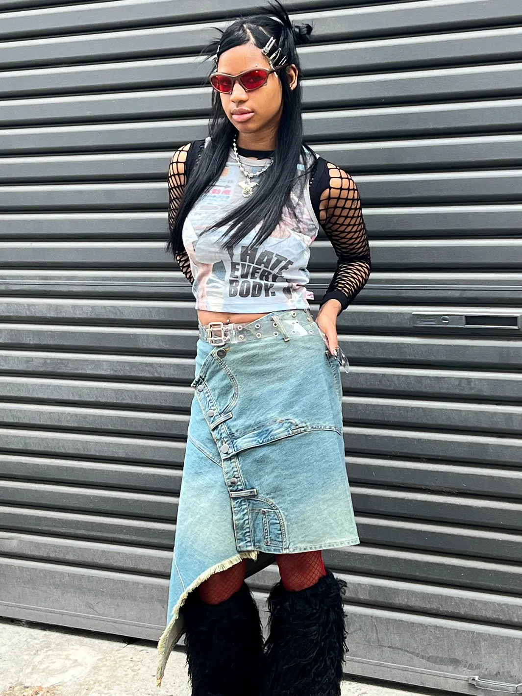 YOJI DENIM SKIRT